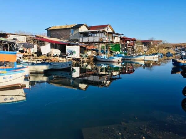 Coastal view of Bulgarian homes to buy by the Black Sea.