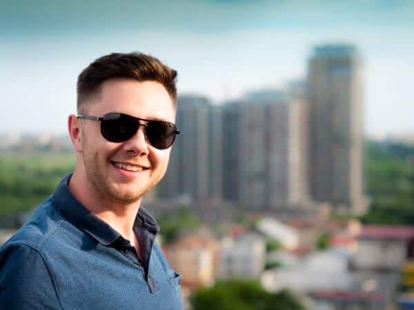 Buy Land in Bulgaria 10 Portrait of an happy investor who purchased a land to buy in Bulgaria.