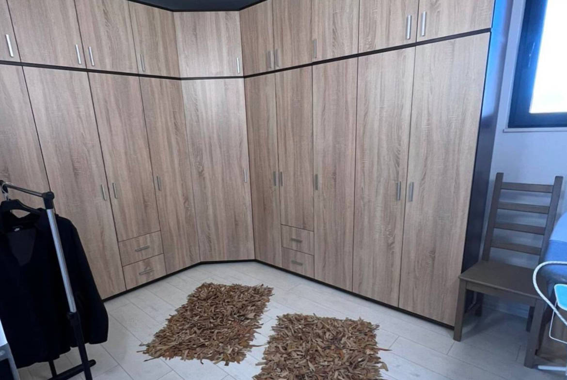 Dressing room with an eight winged wardrobe