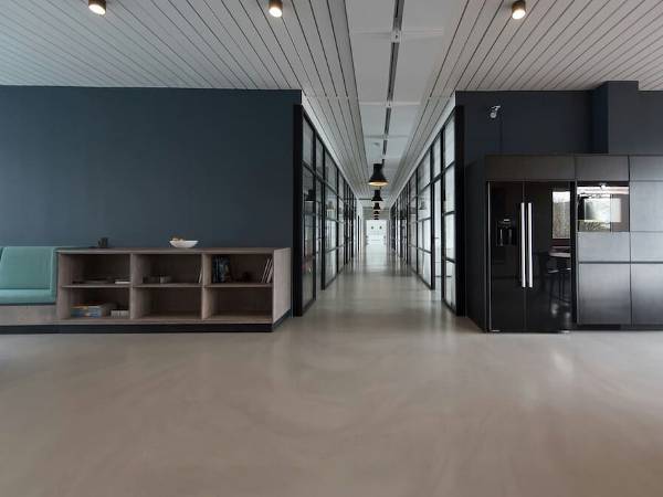 Interior of a modern office for rent in Bulgaria.