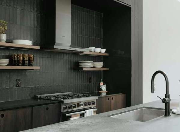 Luxurious kitchen in an apartment to buy in Bulgaria.