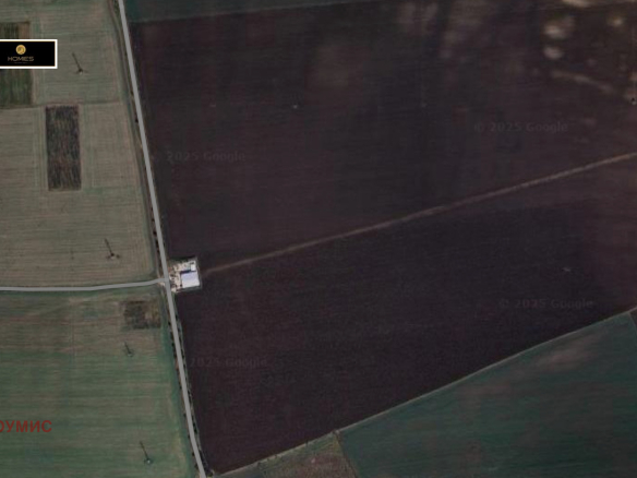 Aerial view industrial land plot 48496 sqm Ezerovo