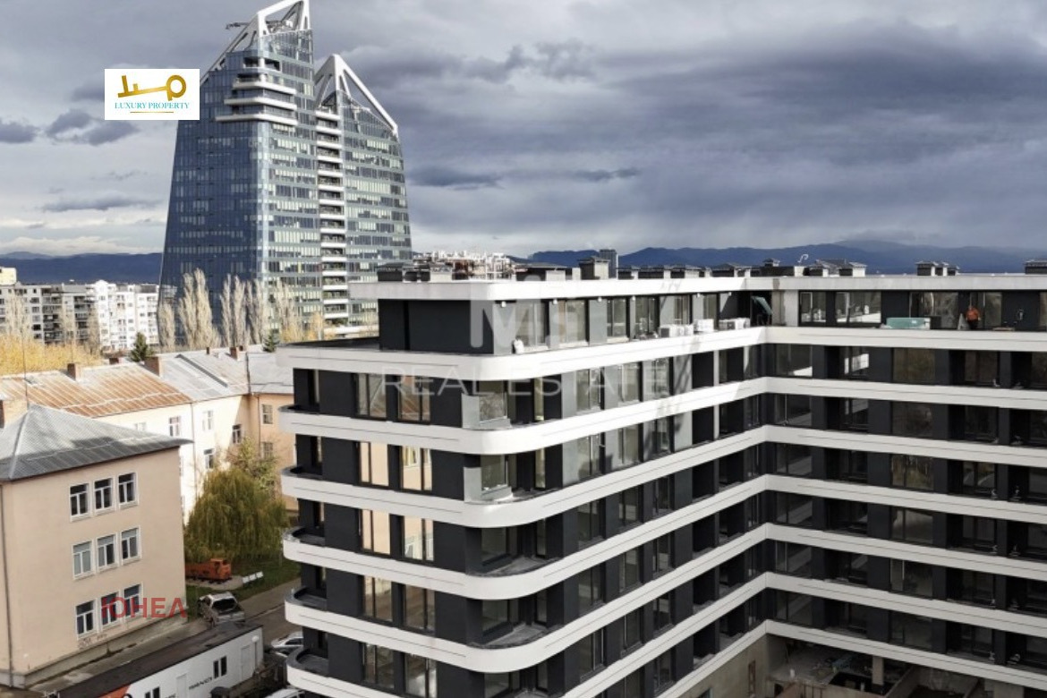 Modern new build apartment with panoramic city view