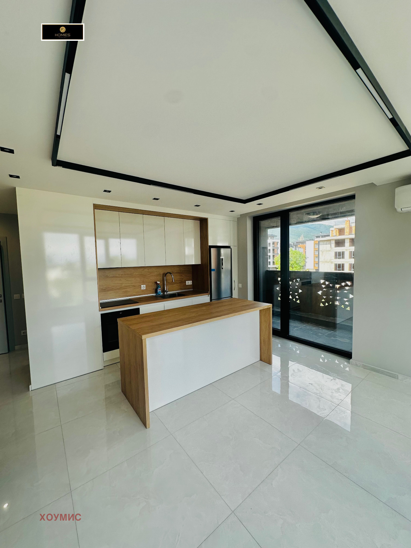 two-bedroom-apartment-97-sqm-for-sale-krastova-vada-sofia-vitosha-view-1 Modern kitchen with island and white cabinets